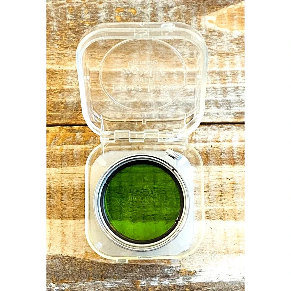 Vintage Leica Leitz Wetzlar GGr Green Filter Germany w/ Original Case